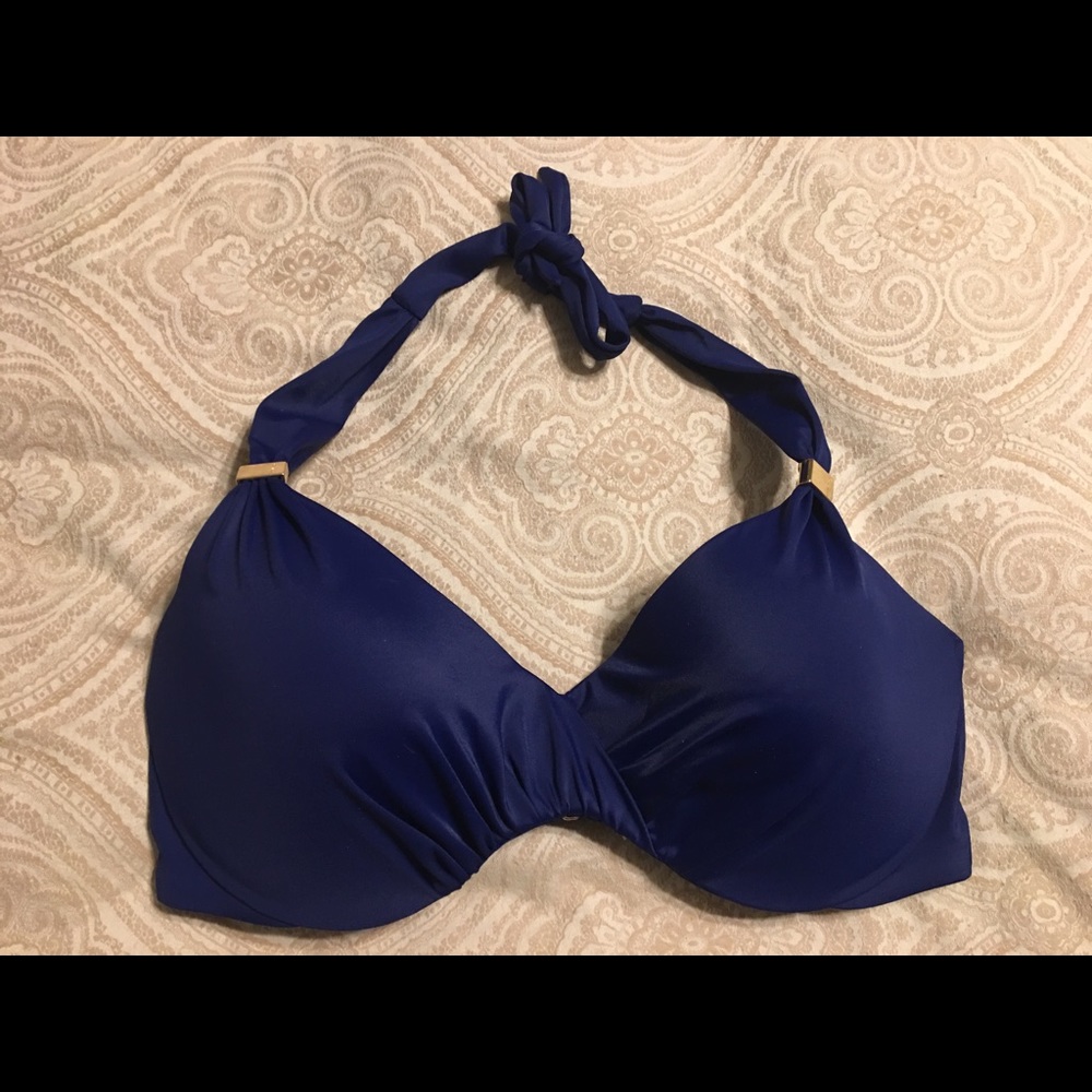 Victoria’s Secret Bikini Top Underwire 38C Navy